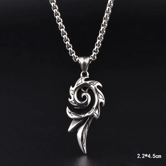10 Designs Unique Men’s Necklace - Style F-Flame - ALL