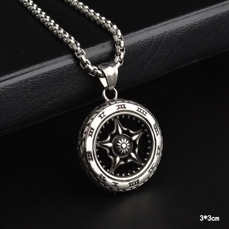 10 Designs Unique Men’s Necklace - Style A-wheel - ALL