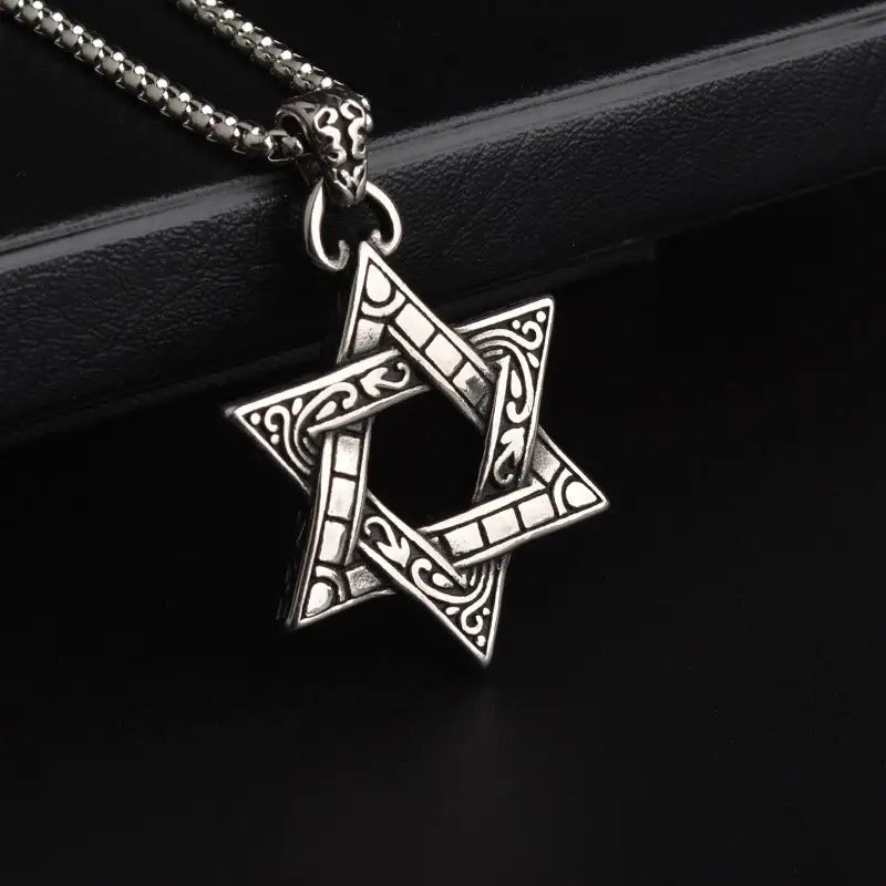 10 Designs Unique Men’s Necklace - Style C-Hexagram - ALL